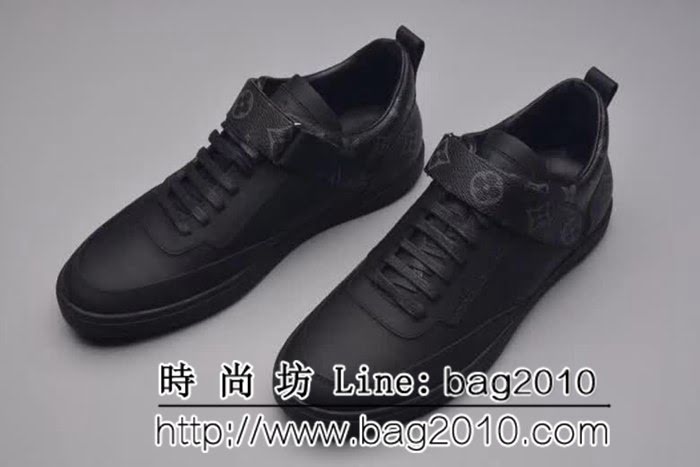 路易威登LV 高端狠貨 原版絲綢皮時尚休閒運動低幫男鞋 8FX2051